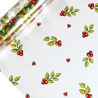 Holly Berries Printed Cellophane 30" X 100'