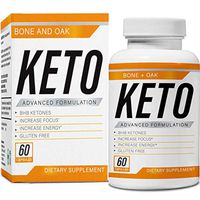 Bone and Oak Keto Diet Pills | Apple Cider Vinegar | Best Exogenous Supplement Utilize Fat for Energy | Boost Metabolism | Advanced Ketogenic Carb Absorption for Women & Men | Ultra Fast Ketosis