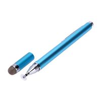 WinnerEco 2 in 1 Capacitive Pen Touch Screen Drawing Pen Stylus for iPhone iPad Table (Light Blue)