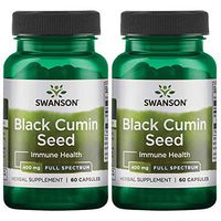 Swanson Full Spectrum Black Cumin Seed 400 Milligrams 60 Capsules 2 Pack