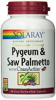 Solaray Pygeum and Saw Palmetto with Cranactin Supplement, 90 Count