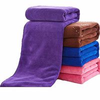 Car Wash towel to wipe the vehicle parking 2 Cloth napkins Kit , Purple