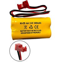 2.4v 600mAh Battery Replacement Exit Sign Emergency Light NiCad 2.4v 1000mah 2.4v 1100mah Lithonia ELB2P401N Dantona CUSTOM-71 Batteries ANIC1158 Interstate NIC1158 PCHA4/5-2-SR-LC