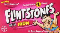 Flintstones Children's Multivitamin Plus Iron Chewable Tablets, 60 Count