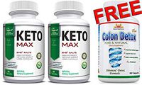 Maximum Strength Keto MAX Pills, 60 Capsules, Buy 2 GET 1 Free Included Combo = 3 Bottles Total Natural Fat Burner, Weight Loss, Perfect Ketosis, Enhance Mental Focus & Clarity