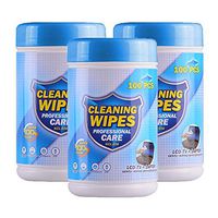 300 Pcs Disinfectant Wipes Portable Alcohol Wet Wipes Antiseptic Cleaning Wipes for Tourism Hotel Restaurant Home Office Car