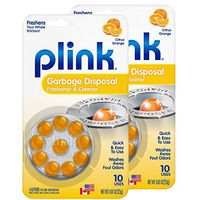 Plink Garbage Disposer Cleaner and Deodorizer, 20 Count, Orange
