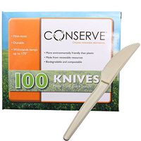 CONSERVE Knives 100 Pack Off White (Pack of 2) (10233)