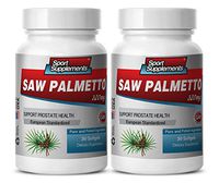 Saw Palmetto Natures Bounty - Saw Palmetto Berry Extract 320 MG for Prostate and Urinary Tract Health - Prostate Support take - 2 Bottles 60 softgels