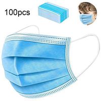 GAK Disposable 3-Ply Face Masks, Safety Breathable Mask Disposable Protective Mask Earloop Mask Melt-Blown Nonwoven Fabric