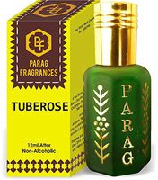 Parag Fragrances Tuberose Attar 1 Tola / 12ml (Crystal Series) (Limited Time Launching Offer Pack) Natural Distiled Attar/Alcohol Free Attar/Long Lasting Attar