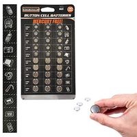 30 Assorted Super Alkaline Button Coin Cell Batteries Fresh Set Watch Calculator