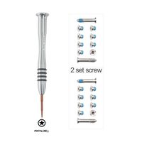 GODSHARK 2 Sets Replacement Screws with Screwdriver for MacBook Air 13 inch A1369 A1466 2010-2017, Unibody Bottom Case Cover P5 Pentalobe Repair Replacement Tool Kit Notebook Laptop PC Computer Screw