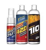 Formula 420 Smog Out Variety Pack : 1 Bottle Formula 420 - Smog-Out, 4 oz, 1 Bottle Glass Metal Ceramic Pipe Original Cleaner 12 oz & 1 Bottle Formula 710 Advanced Cleaner 16oz (3 Bottles Total)