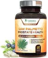 Prostate Supplements for Men 1300 mg - Extra Strength Saw Palmetto Complex for Natural Urination Support - Made in USA - Best Vegan Natural Pills with Beta Sitosterol, Non-GMO - 120 Capsules