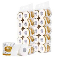 3-Ply Toilet Paper, Soft Professional Premium Home Kitchen Toilet Tissue, Soft, Strong and Highly Absorbent Hand Towels for Daily Use (10 Rolls)