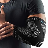 Keenhealth Elbow Sleeve Single - Support for Tennis and Golfers Elbow - Compression Sleeve Arm - Arm Brace for Weightlifting - Pain Relief for Tendonitis and Arthritis - for Men and Women (S)