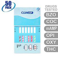 MiCare [50pk] - 6-Panel Urine Drug Test Card (BZO/COC/mAMP/OPI/OXY/THC) #MI-WDOA-564