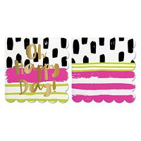 Slant Collection Beverage Napkins Foil Oh Happy Day