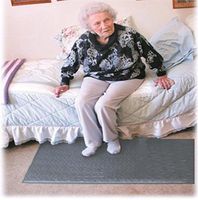 Floor Mat Alarm System for Preventing Falls & Wandering - Plus a Pack of Kerr Medical Antibacterial Sensor Pad Cleansing Wipes