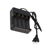 Basde Rechargeable Batteries, 4X 18650 3.7V 9800mAh Li-ion Rechargeable Battery Smart Charger Indicator US