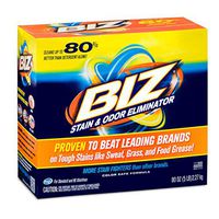 Biz Laundry Detergent Powder Booster, Stain & Odor Removal - 80 Ounces