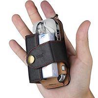 Electronic Cigarette Holder Case for IQOS 2.4 Plus Cigar Tobacco Protective Cover Smooth Leather Anti-Scratch Pouch