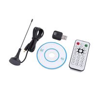 Taidda USB DVB-T Digital TV Receiver, Tuner Stick Dongle OSD MPEG-2 MPEG-4 USB DVB-T Digital TV Receiver for Laptop PC