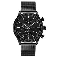Men's Watches,Fxbar Nylon Strap Men Analog Wrist Watch Luxury Business Wristwatch Dress Watch(B)