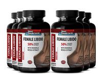 Premium Supplement for Sexual Activity Pleasure with Herbal Ingredents - Female Libido Booster with Rhodiola Rosea Extract (6 Bottles 360 Capsules)