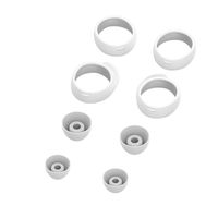Ackful8 Pieces Silicone Earbud Cover Tips Replacement Ear Gels Buds Compatible with Samsung Galaxy Buds (White)