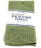 Karen Rhodes 3 piece Microfiber Multipurpose Towel (Green)