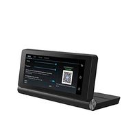 HERCHR 4G 6.86 Inch Car GPS Navigation, Android 5.0 Car Stereo Auto Built-in WiFi Bluetooth Dashboard, Car Cam Dash with Dual Lens Foldable Capacitive Screen