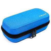 Vianber Insulin Portable Cooler Case with Temperature Display EVA Hardshell Waterproof Medical Supplies for The Diabetic with No Ice Packs Blue