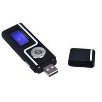 Portable USB MP3 Music Player LCD Screen Support 16GB TF Card - U Disk mp3 |Play Functions: Normal, Repeat,A-B Replay,Replay time,Replay Gap LCD HD Screen Supported Audio Formats of mp3,etc Black