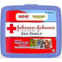 JOHNSON & JOHNSON First Aid Kit Safe Travels 1 Each ( Pack of 11)
