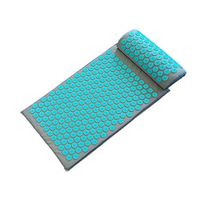 JIGAN Acupressure Mat, with Pillow for Back Neck Feet Pain Relief and Muscle Relaxation