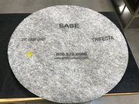 27 Inch 2 Pack Sase Trifecta Super Gloss High Speed Polishing Pads 1500 Grit