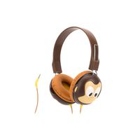 Griffin Volume-Limiting Monkey Kazoo MyPhones Headphones - Over The Ear Headphones for Kids