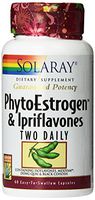 Solaray Phytoestrogen and Ipriflavones Supplement, 60 Count
