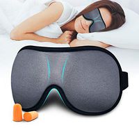 Sleep Mask for Women/Men,New Design Ultrathin Light Blocking Sleeping Mask,No Pressure on Eyes,3D Contoured Super Soft Blindfold, Comfortable Adjustable Night Eye Mask for Sleeping.(Gray)