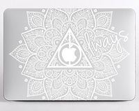 Modo Design Always Mandala Deathly Hallows Symbol Case for MacBook Pro 15 NEWEST Release 2017 & 2016 A1707 with Touch Bar Harry Potter Case Mac Book 15 inch Cover Macbook Pro 15 Laptop Case MA2173