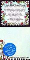 Notepad with Detachable Magnet: I Love That We're Friends, 3.5" x 7.0"