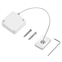 Easycosy Retractable Laptop Cable Lock Hardware Security Cable Lock Anti Theft Combination Lock for iPad Tablet MacBook Mobile Notebook (White-1P)