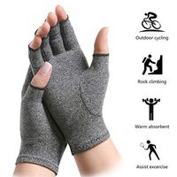 1Pair Arthritis Gloves Compression Joint Finger Pain Relief Hand Wrist Support Brace High Elasticity (Size : L)
