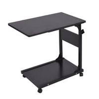 SogesHome Adjustable Lap Table Portable Laptop Computer Stand Mobile Desk Cart Tray End Table Coffee Table
