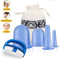 Eye and Face Vacuum Massage Cup Kit, Chinese Acupuncture Cupping Therapy Set Fda Approved, Cupping Therapy Sets Silicone Professional, Anti Cellulite Cupping Therapy Set, Massage Therapy Cupping Set