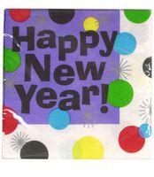 Bevearge Napkins Happy New Year