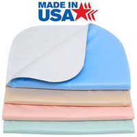 100% Cotton Washable Bed Pads Chair Pads Heavy Weight Soaker/Incontinence Small Underpad - 18x24-4 Pack