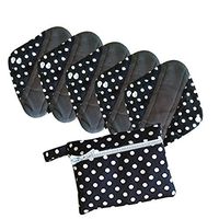 PeriodMate Cloth Menstrual Pads and Panti Liners (Polkadot, Small)